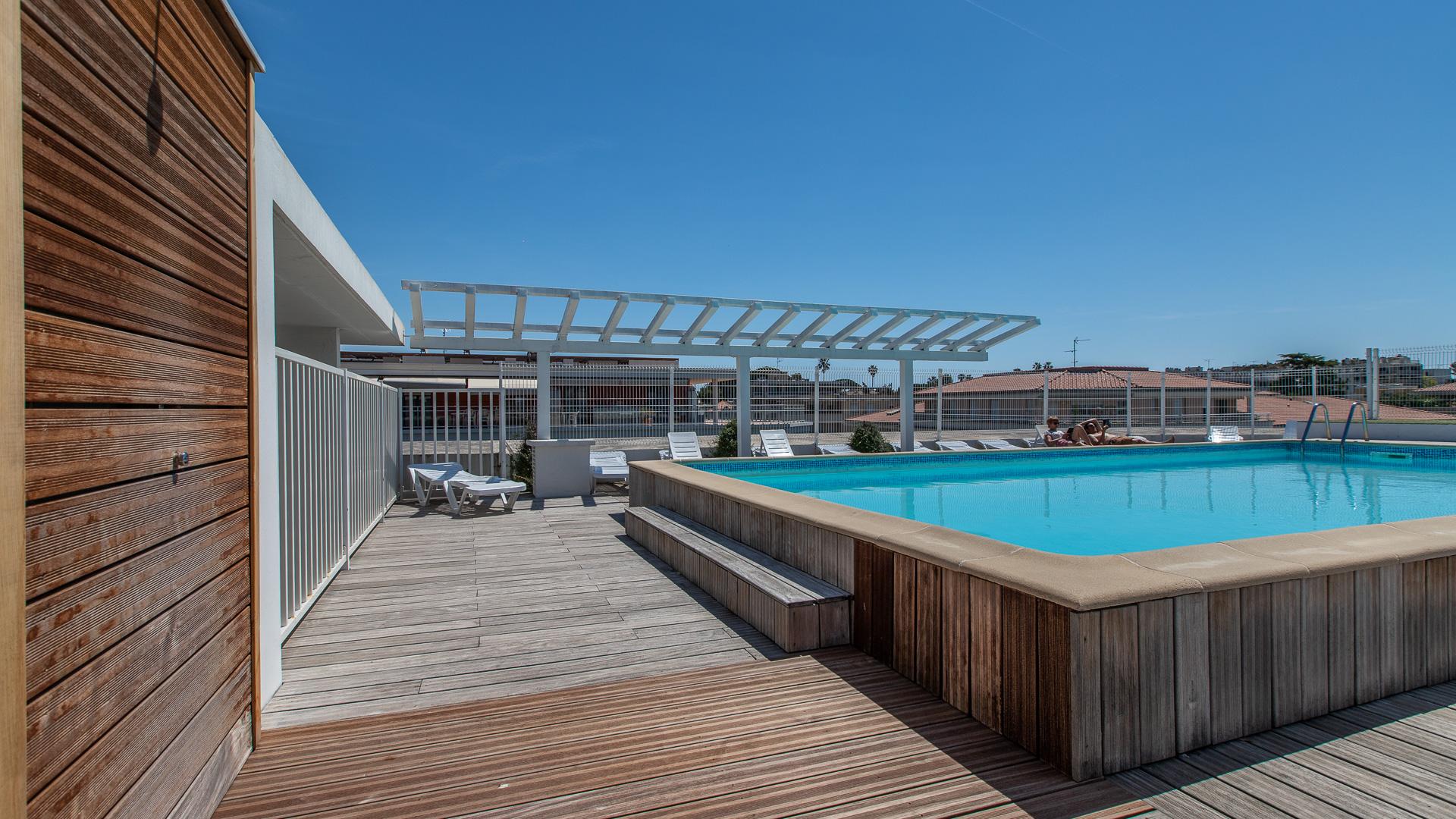 Vacanceole - Residence Le Crystal Cagnes-sur-Mer Exterior foto