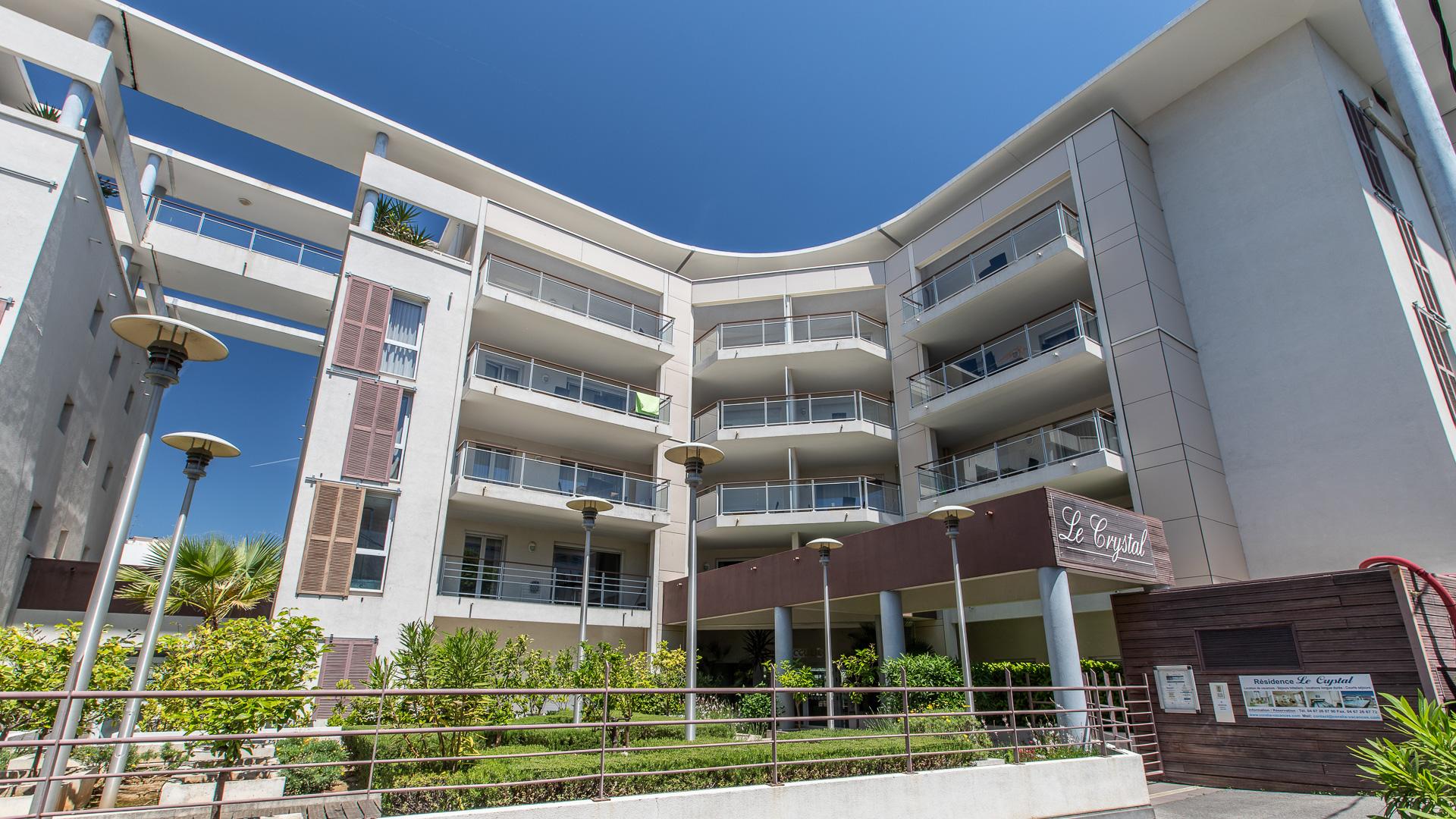 Vacanceole - Residence Le Crystal Cagnes-sur-Mer Exterior foto